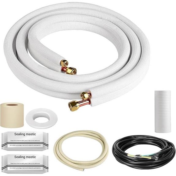 10 ft Copper Mini Split Line Set for AC & Heat Pumps