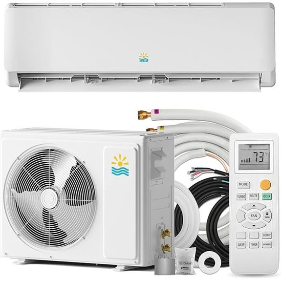 18000 BTU Mini Split AC/Heating System