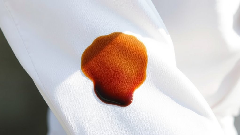 act quickly prevent stains