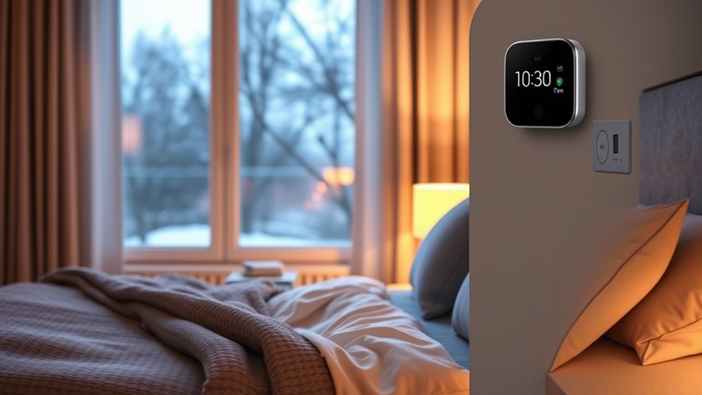 adjust thermostat for sleep