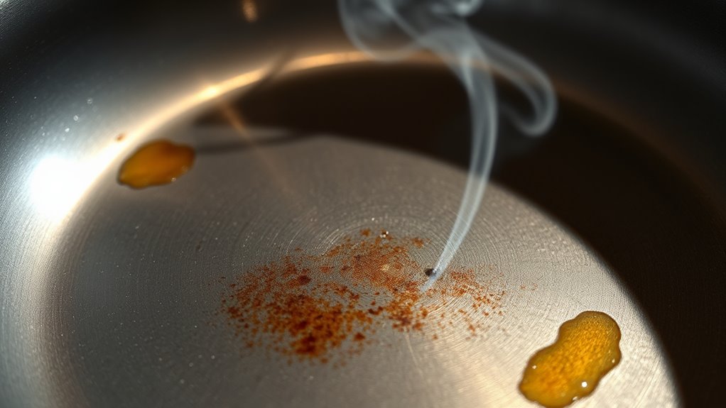 avoid overheating nonstick pans