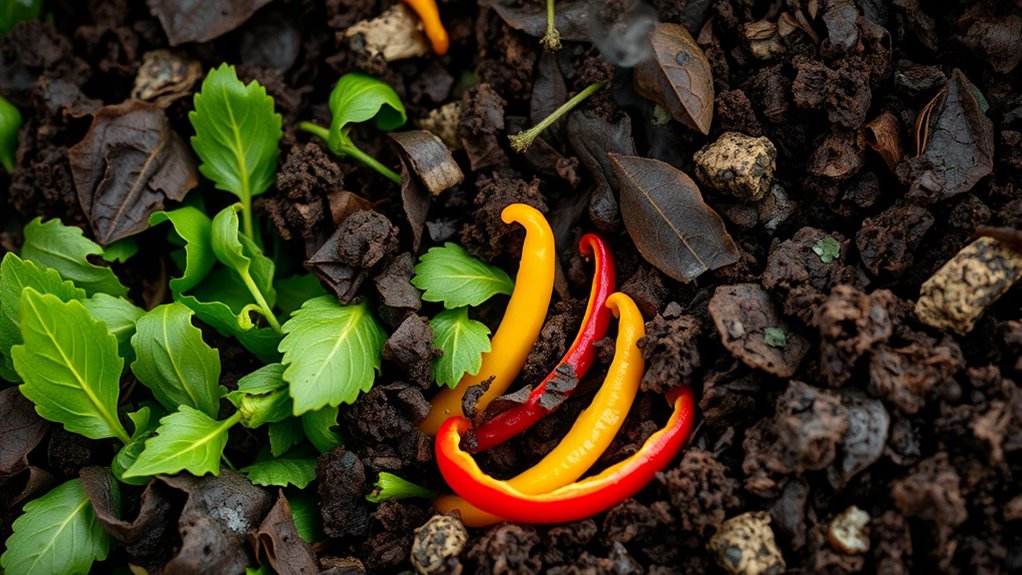 balance green and brown