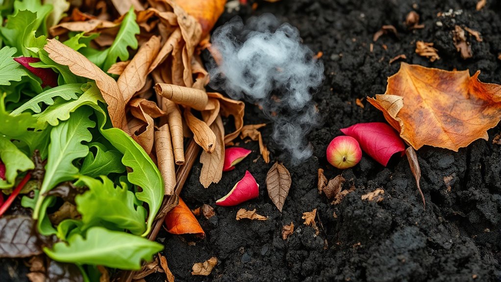 balance green and brown