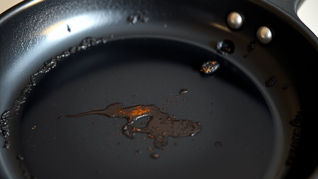 control heat to prevent sticking