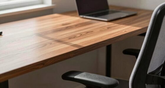 desk depth affects comfort