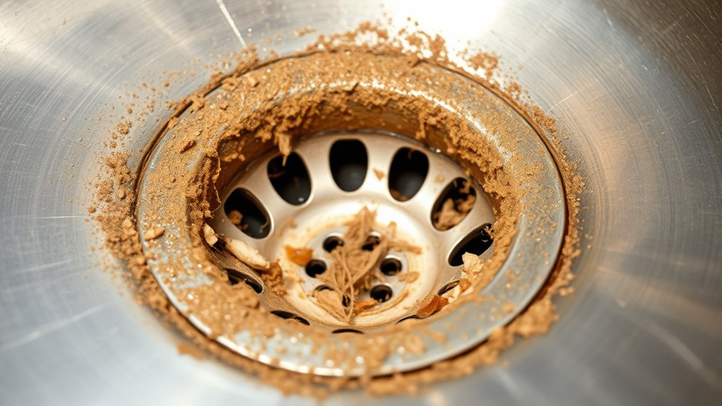 drain pipe organic buildup