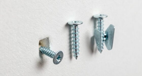 drywall anchors support weight