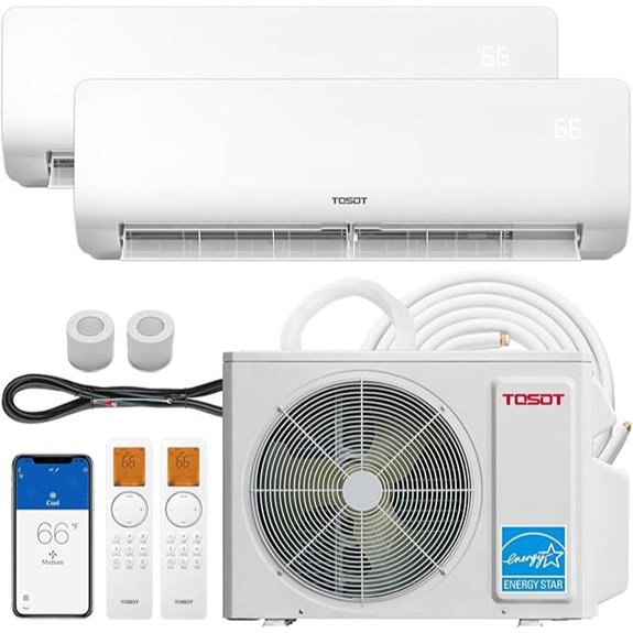 dual zone 18 000 btu ac