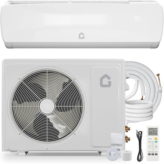 18,000 BTU Mini Split AC/Heating System