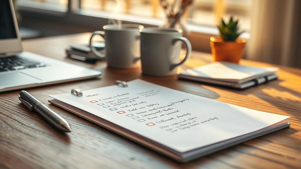 establish consistent mindful journaling