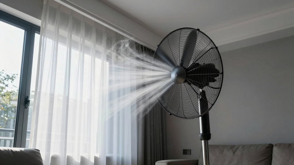 fan size does not guarantee airflow