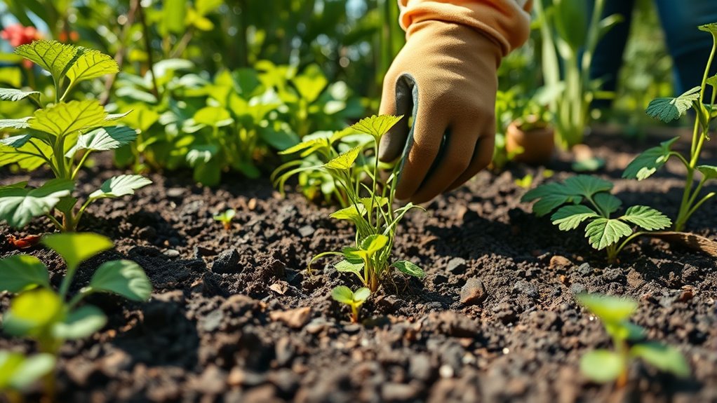 healthy soil prevents weed growth