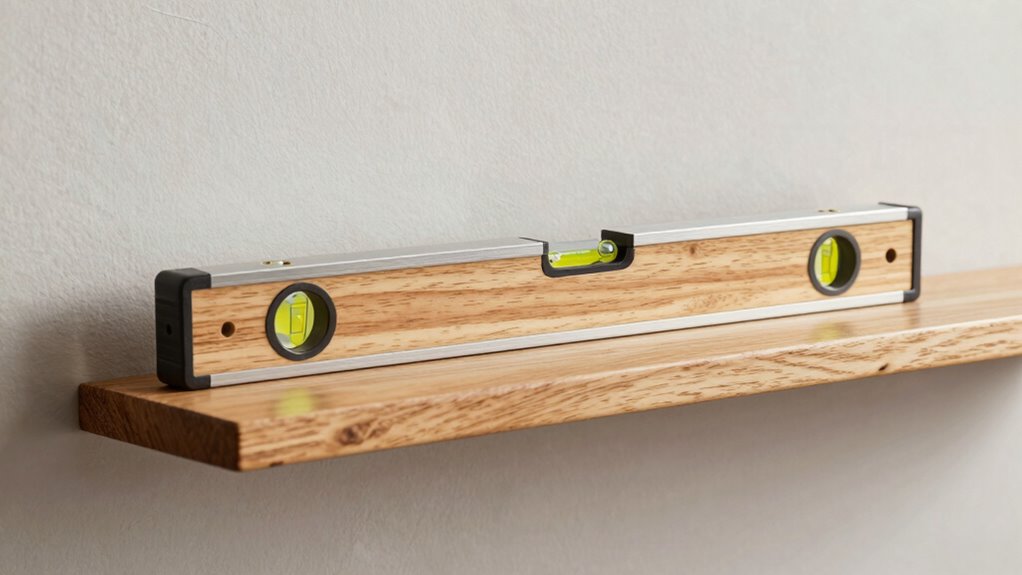 leveling causes crooked shelves