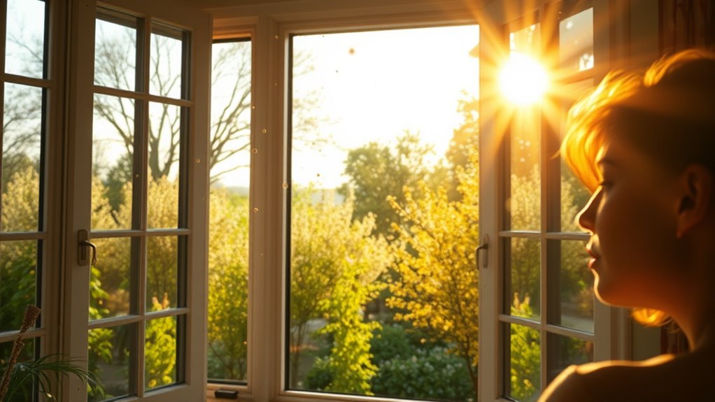 limit window opening during pollen