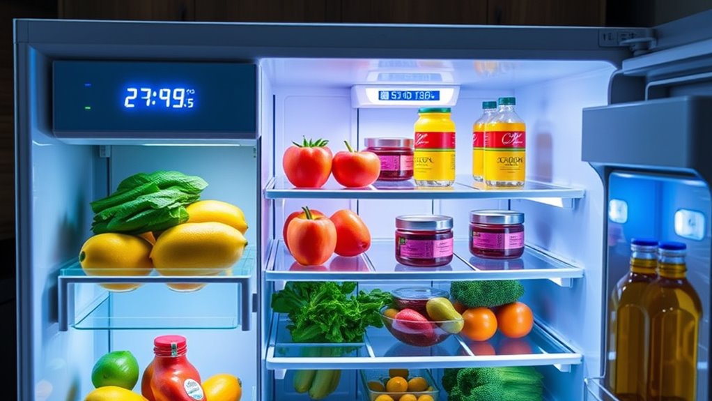 maintain consistent fridge temperatures