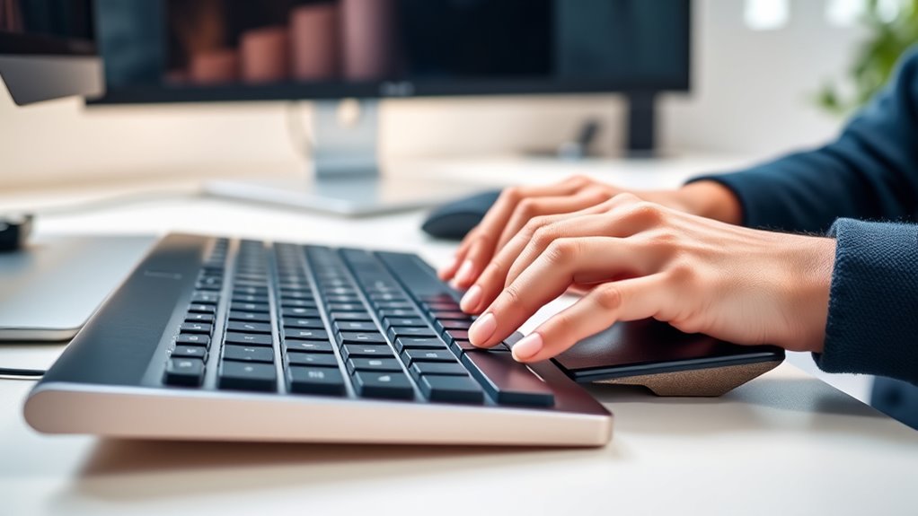maintain neutral wrist posture