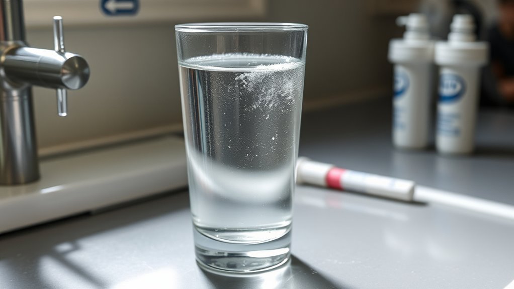 mineral buildup alters water taste