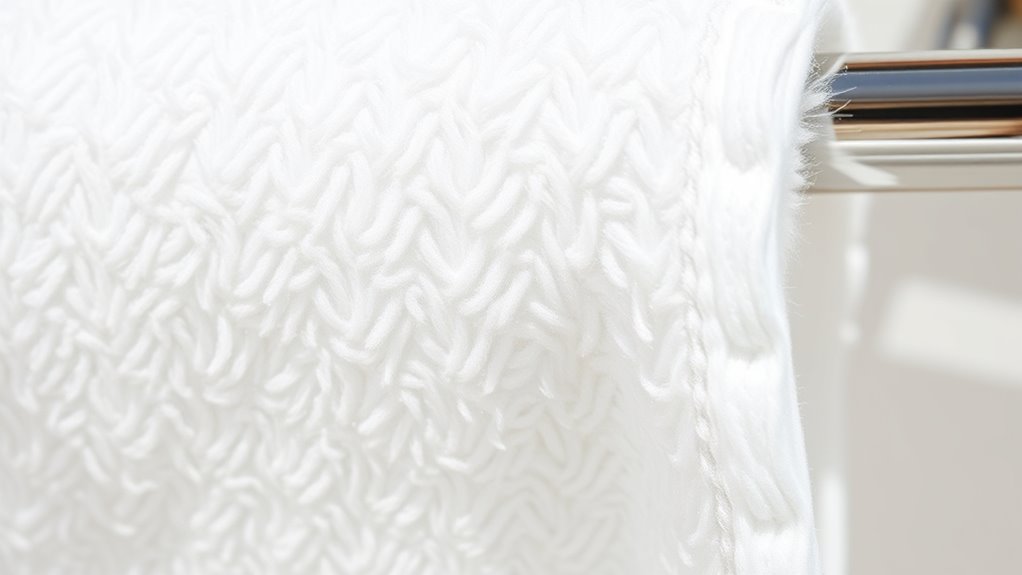 mineral buildup damages towels