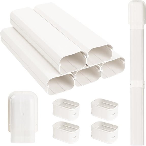 Mini Split Line Set Cover Kit (4” 7.5 ft)