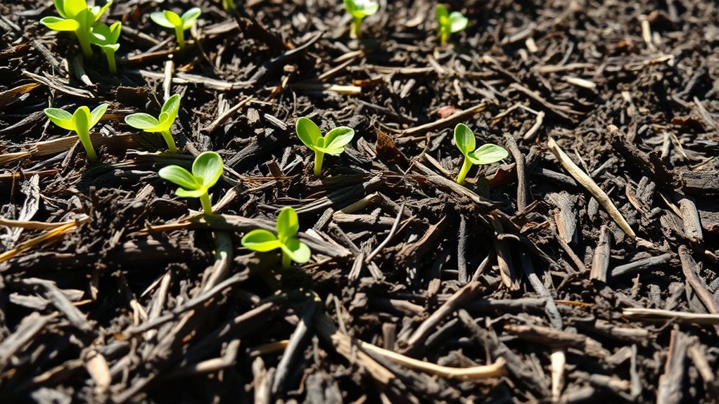 mulch color and application