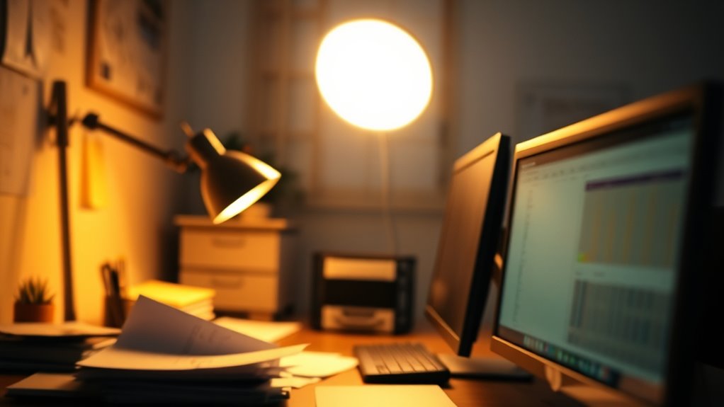 optimal ambient lighting balance