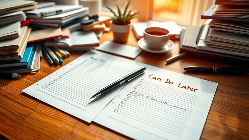 organize prioritize clarify focus