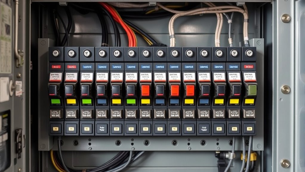 organized labeled circuit breakers