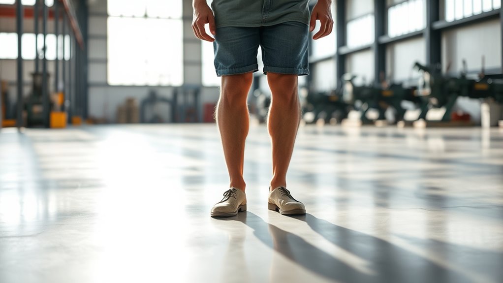 prolonged standing causes joint strain