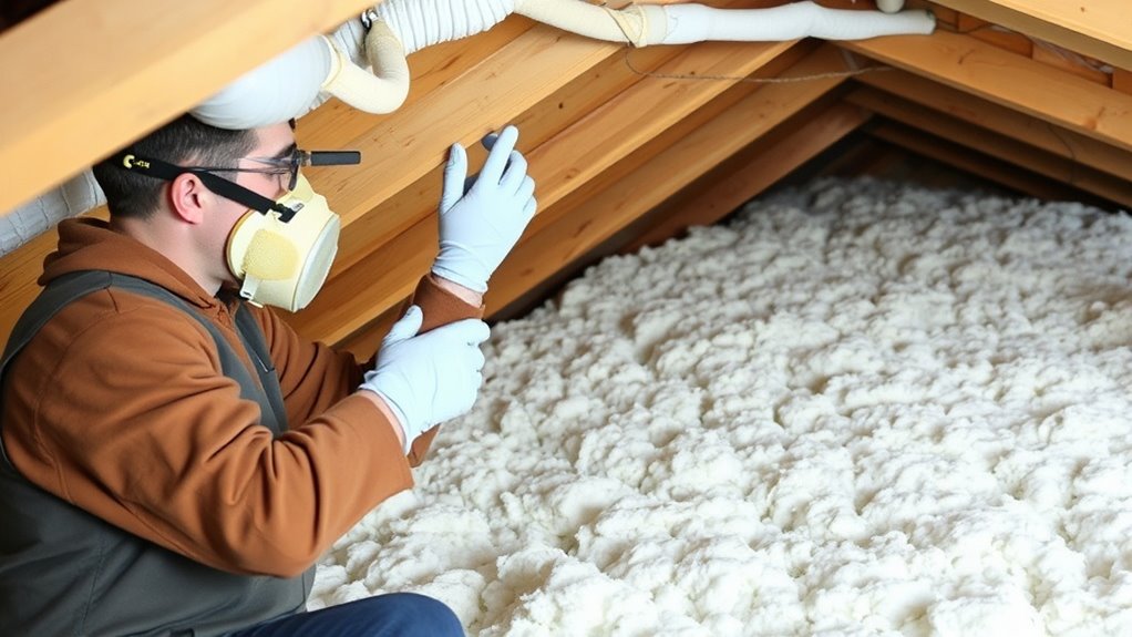 seal leaks before insulating