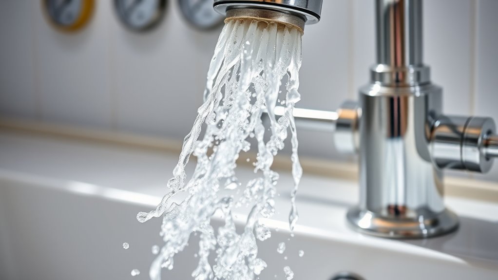 signs of excessive water pressure