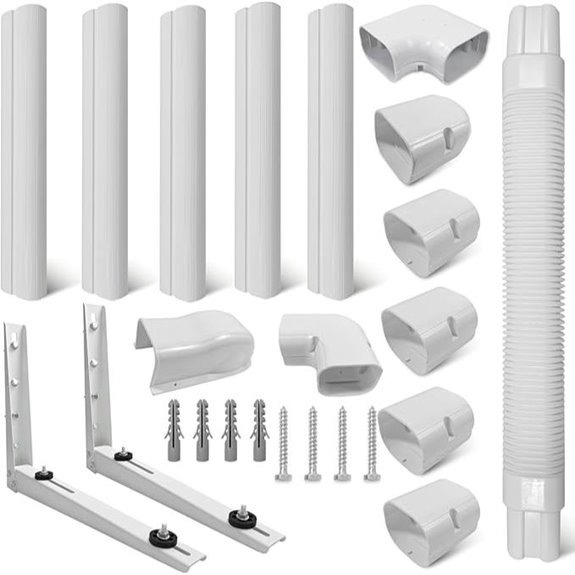 Mini Split Wall Mount Bracket Kit 3 x 10 ft
