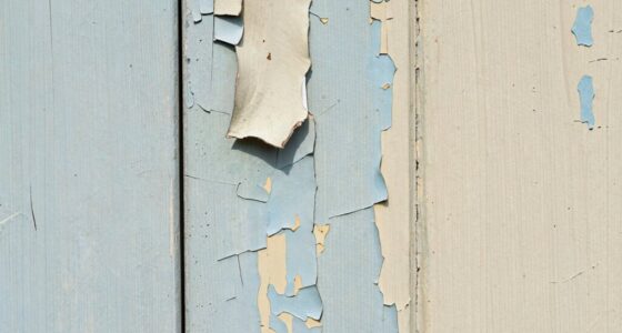 underlying moisture causes peeling