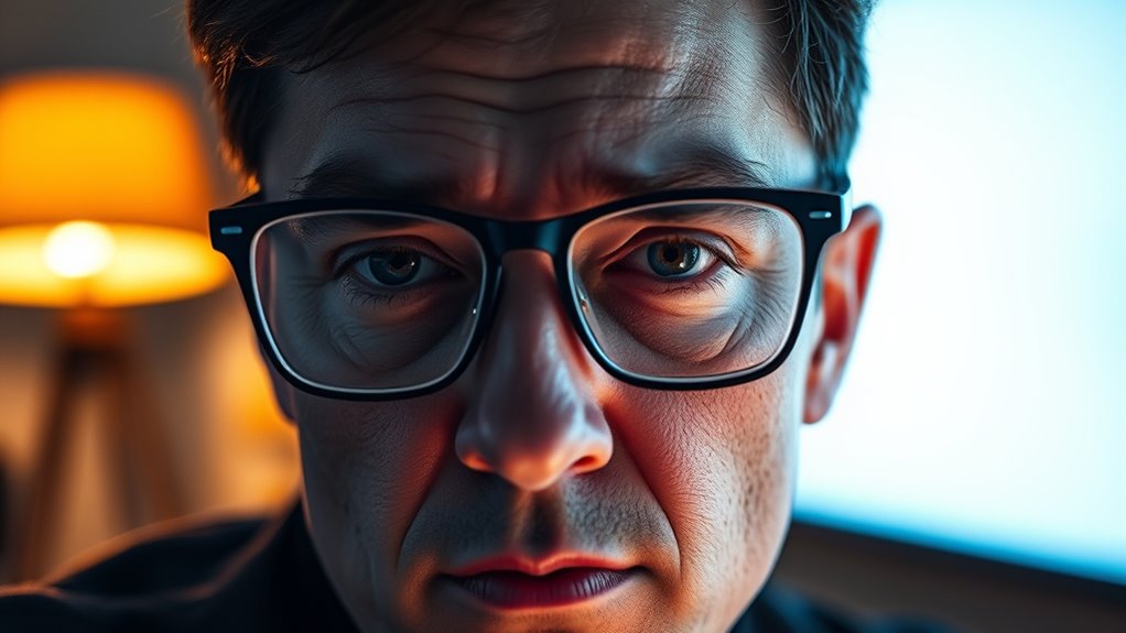 warm light reduces eye strain