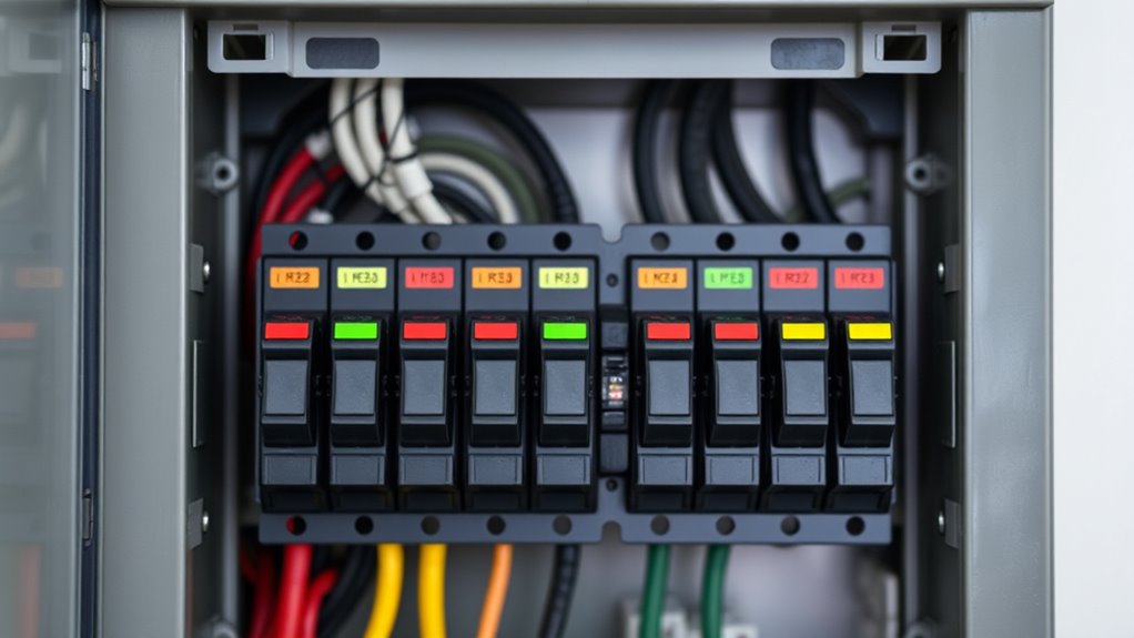 wear gloves and turn off power