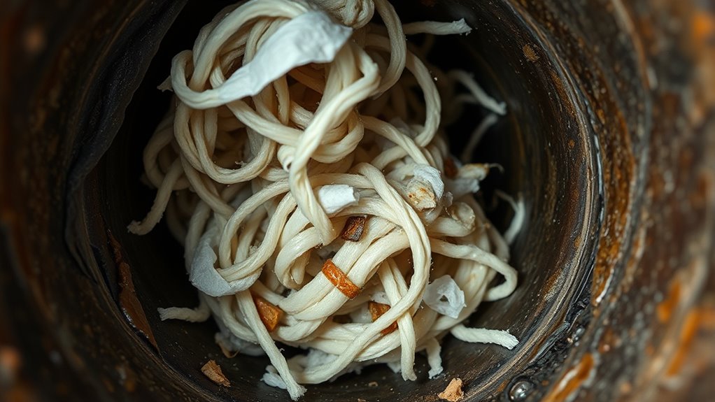 wipes cause plumbing blockages