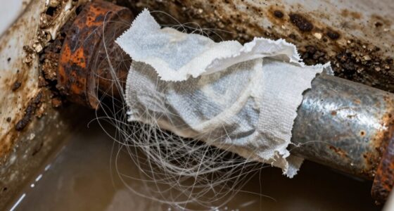 wipes cause plumbing damage