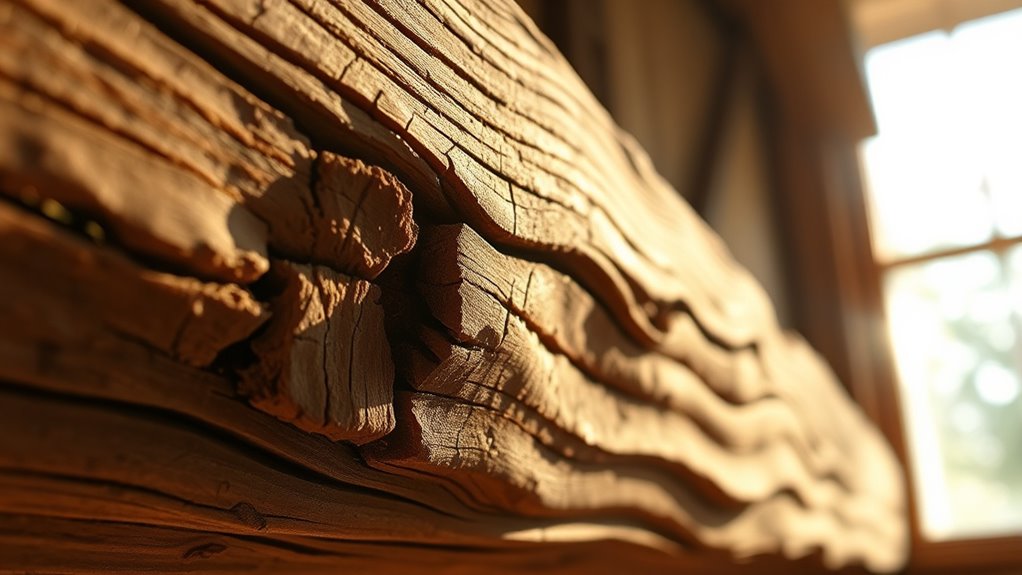 wood moisture causes movement