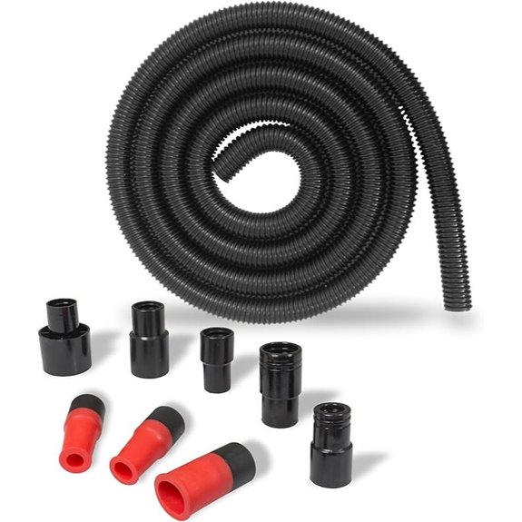 10 Ft Dust Collection Hose Kit with Attachments