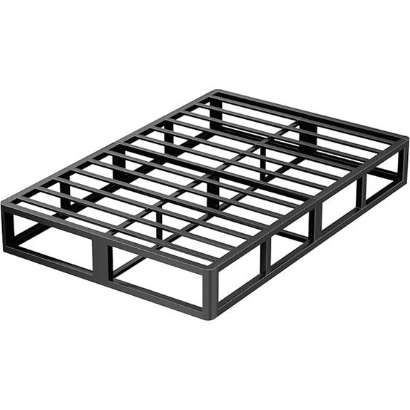 10-Inch Queen Metal Bed Frame with Steel Slats