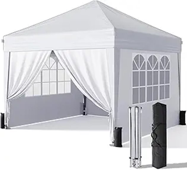 10x10 Pop Up Canopy with Sidewalls