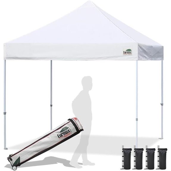 Eurmax 10x10ft Patio Pop Up Canopy Tent