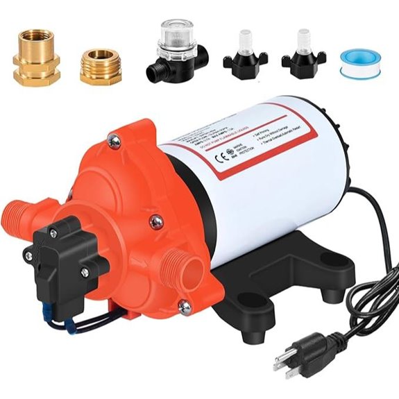 110V Water Pressure Pump with Garden Hose Adapters