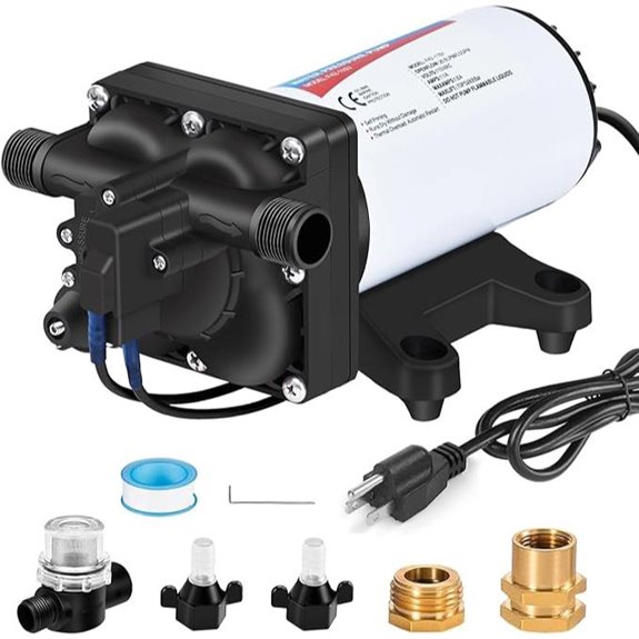 YOUNGTREE 110V Water Pressure Diaphragm Pump