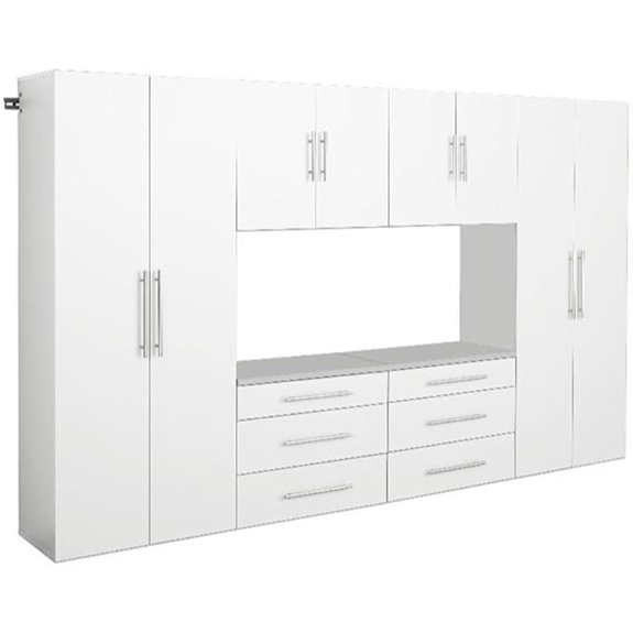 Prepac Wall Mount Storage Cabinet Set (120”)