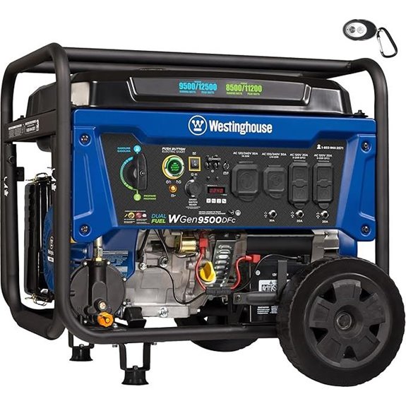 Westinghouse 12500W Dual Fuel Portable Generator