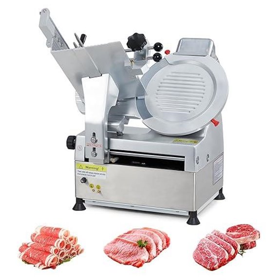 Commercial Meat Slicer 12 Carbon Steel Blade