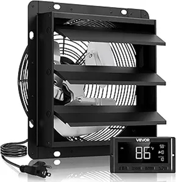 Vevor 12 Wall Mount Exhaust Fan with Variable Speed