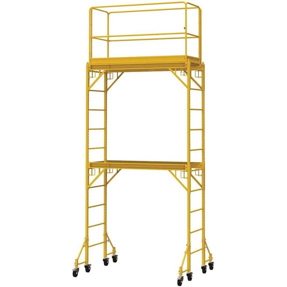 Metaltech Maxi Square Scaffold Tower 12ft 820-Lb. Capacity