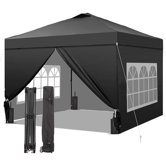 GDY 12x12 Pop Up Canopy Tent with Sidewalls