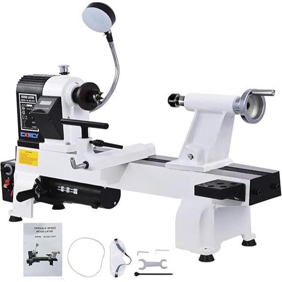 CXRCY 12 x 18 Wood Lathe with Accessories